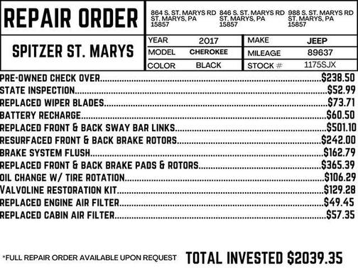 2017 Jeep Cherokee Trailhawk