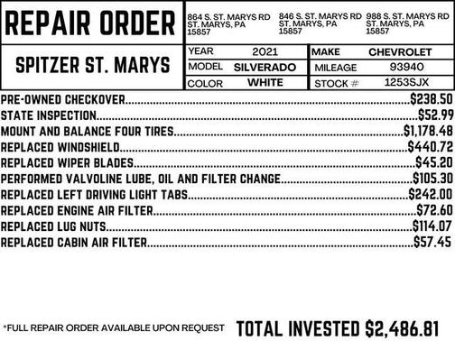 Summit White 2021 Chevrolet Silverado 1500 LT Trail Boss