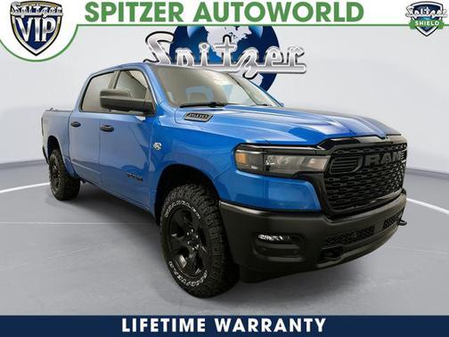 Hydro Blue Pearlcoat 2026 RAM 1500 Warlock Crew Cab 4x4 5'7' Box