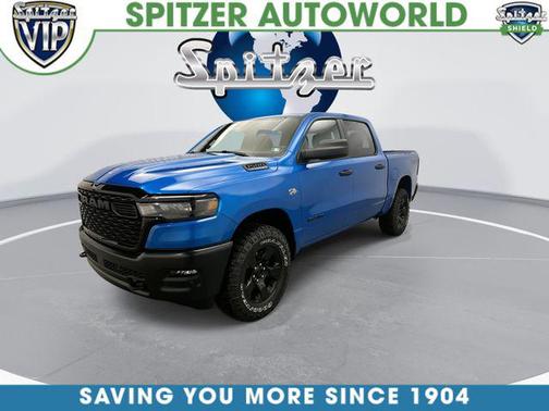 Hydro Blue Pearlcoat 2026 RAM 1500 Warlock Crew Cab 4x4 5'7' Box