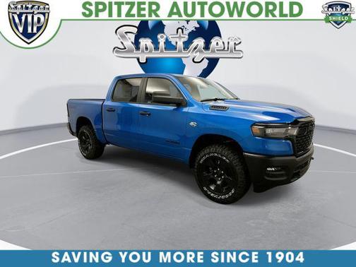 Hydro Blue Pearlcoat 2026 RAM 1500 Warlock Crew Cab 4x4 5'7' Box