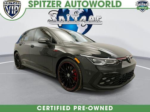 Urano Gray w/Black Roof 2023 Volkswagen Golf GTI 2.0T S DSG
