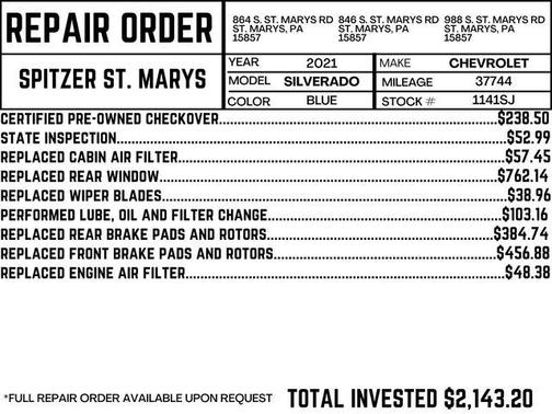 2021 Chevrolet Silverado 1500 LT Trail Boss