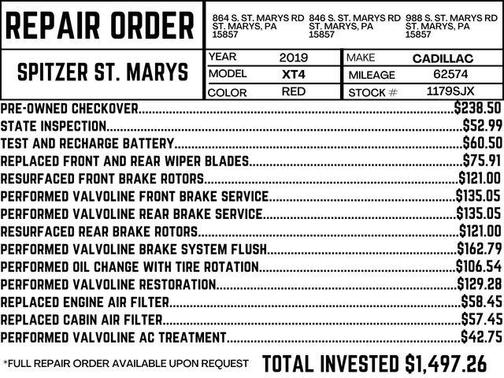 2019 Cadillac XT4 Luxury