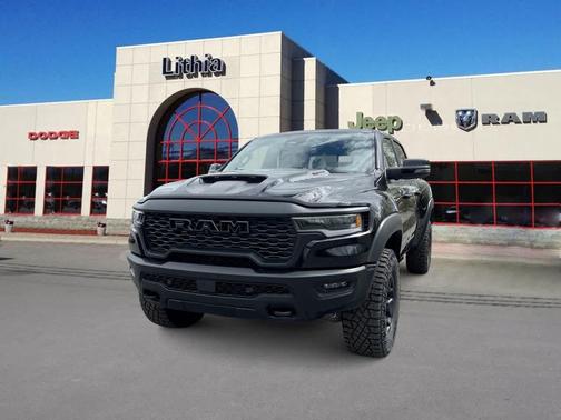 Diamond Black Crystal Pearlcoat 2026 RAM 1500 RHO Crew Cab 4x4 5'7' Box
