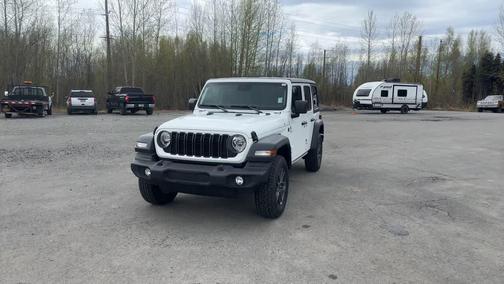 Bright White Clearcoat 2024 Jeep Wrangler Sport S