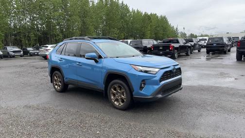 Cavalry Blue 2023 Toyota RAV4 Hybrid Woodland Edition