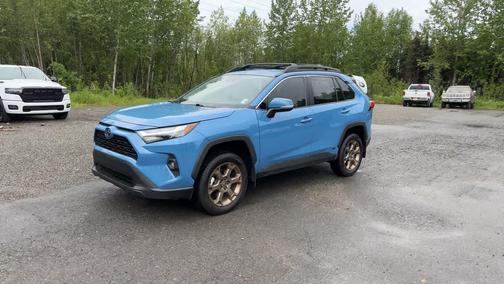 Cavalry Blue 2023 Toyota RAV4 Hybrid Woodland Edition