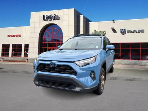 Cavalry Blue 2023 Toyota RAV4 Hybrid Woodland Edition