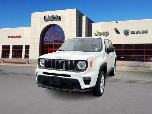 Alpine White Clearcoat 2023 Jeep Renegade Latitude