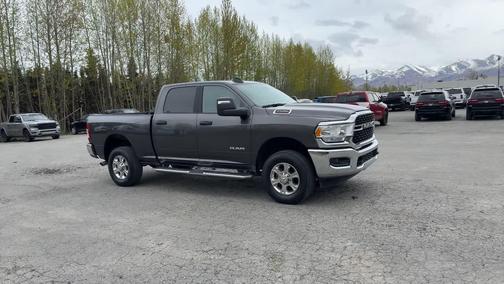 Granite Crystal Metallic Clearcoat 2024 RAM 2500 Big Horn Crew Cab 4x4 6'4' Box