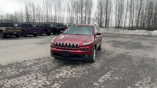 Deep Cherry Red Crystal Pearlcoat 2017 Jeep Cherokee Latitude