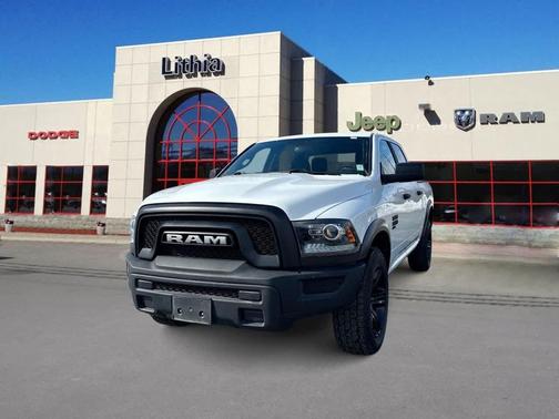 Bright White Clearcoat 2024 RAM 1500 Classic Warlock Crew Cab 4x4 5'7' Box