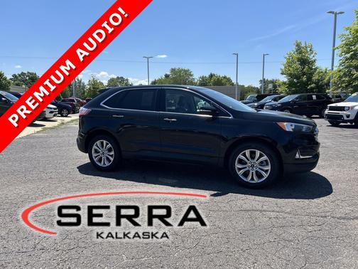 AGATE BLACK METALLIC 2024 Ford Edge Titanium