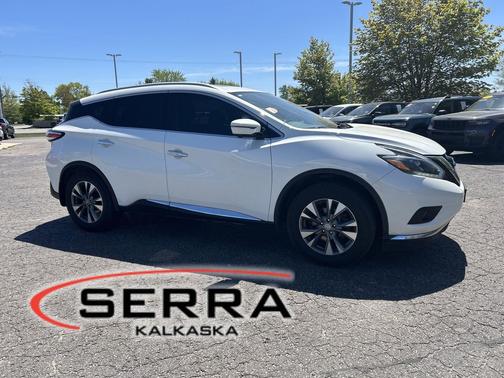 Pearl White 2018 Nissan Murano SL