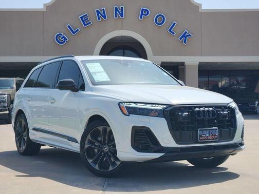 Glacier White Metallic 2025 Audi Q7 55 Prestige
