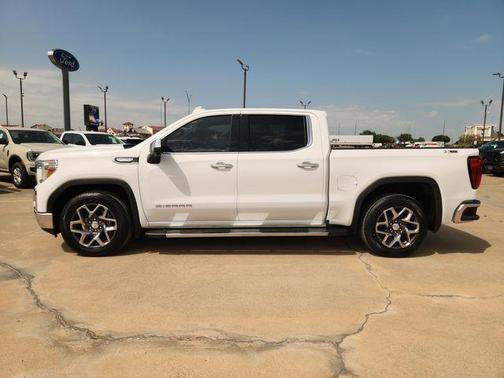 Summit White 2021 GMC Sierra 1500 SLT