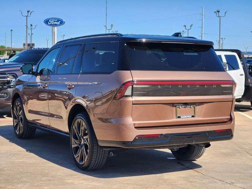 Sunrise Red 2025 Lincoln Navigator Black Label