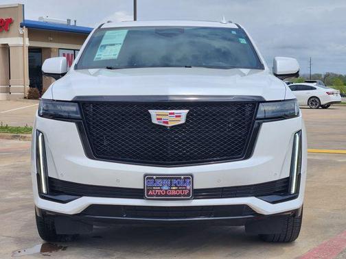 Crystal White Tri-Coat 2022 Cadillac Escalade Sport