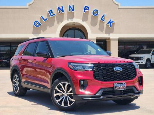 Rapid Red Metallic Tinted Clearcoat 2026 Ford Explorer ST-Line