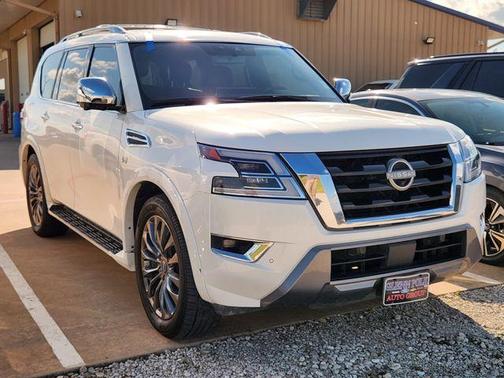 Aspen White 2022 Nissan Armada Platinum
