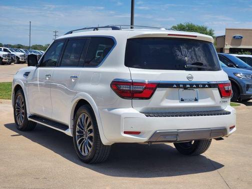 Aspen White 2022 Nissan Armada Platinum