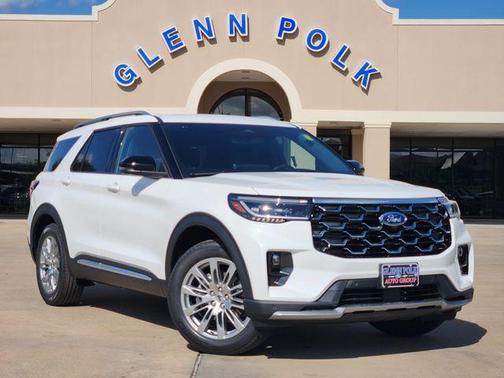 Star White 2026 Ford Explorer Platinum