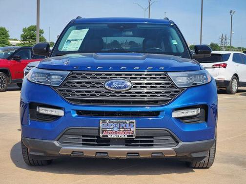 Atlas Blue Metallic 2022 Ford Explorer XLT