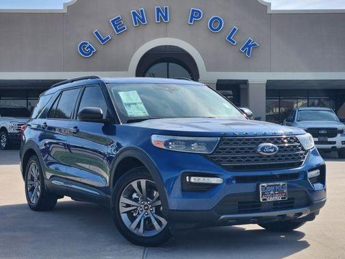 Atlas Blue Metallic 2022 Ford Explorer XLT