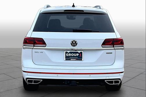 Pure White 2021 Volkswagen Atlas 3.6L SEL Premium