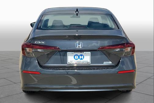 Gray 2026 Honda Civic LX