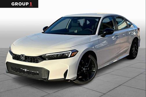Platinum White Pearl 2026 Honda Civic Sport