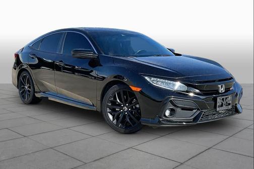 Crystal Black Pearl 2020 Honda Civic Si Base