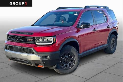 Radiant Red Metallic II 2026 Honda Passport AWD TrailSport Blackout
