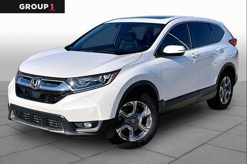 White Diamond Pearl 2018 Honda CR-V EX-L
