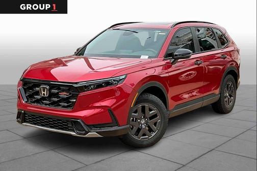 Red 2026 Honda CR-V Hybrid TrailSport