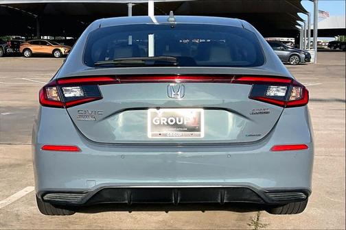 Sonic Gray Pearl 2025 Honda Civic Hybrid Sport Touring