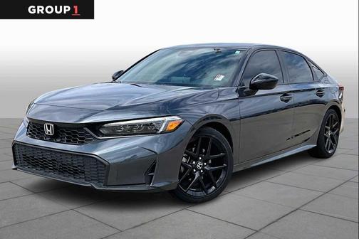 Meteorite Gray Metallic 2025 Honda Civic Sport