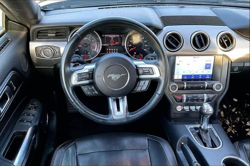 Shadow Black 2021 Ford Mustang EcoBoost Premium