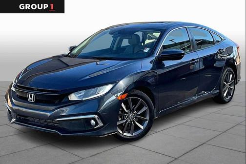 Cosmic Blue Metallic 2020 Honda Civic EX