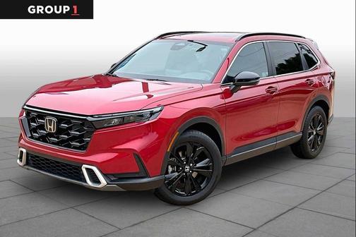 Radiant Red Metallic 2024 Honda CR-V Hybrid Sport Touring AWD