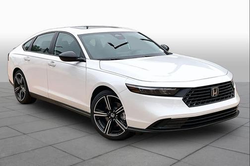 Platinum White Pearl 2026 Honda Accord Hybrid Sport