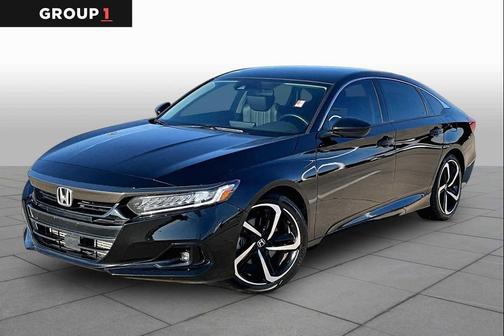 Crystal Black Pearl 2021 Honda Accord Sport SE 1.5T