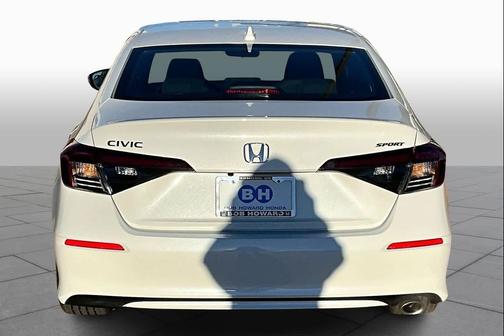 Platinum White Pearl 2026 Honda Civic Sport