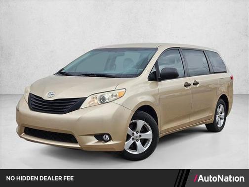 Gold 2012 Toyota Sienna Base