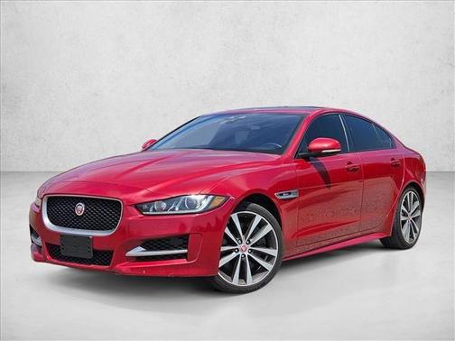 Red 2017 Jaguar XE 35t R-Sport