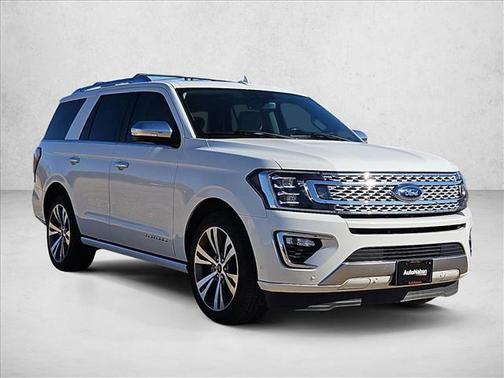 Star White Metallic Tri-Coat 2020 Ford Expedition Platinum