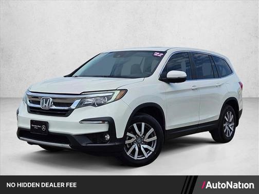 White Diamond Pearl 2019 Honda Pilot EX-L