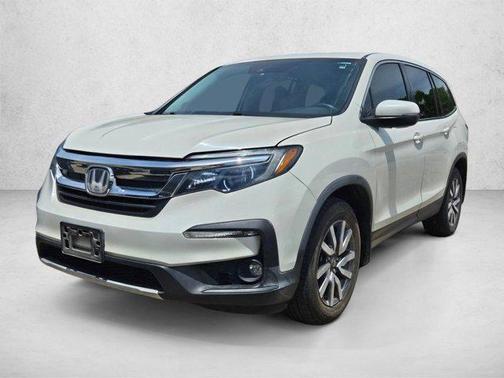 White Diamond Pearl 2019 Honda Pilot EX-L