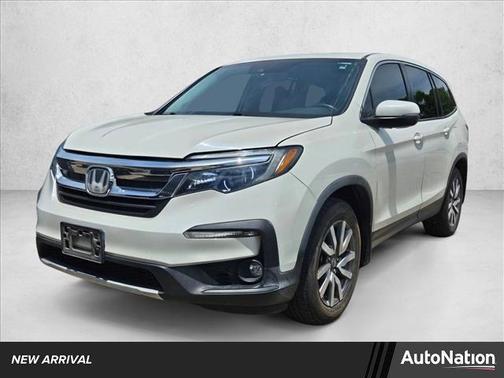 White Diamond Pearl 2019 Honda Pilot EX-L